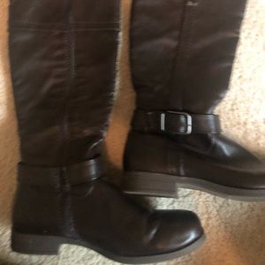 Croat and Barrow women’s black boots.